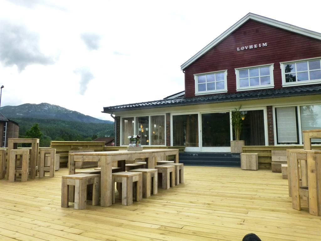 Lovheim Gjestehus Sauland ภายนอก รูปภาพ